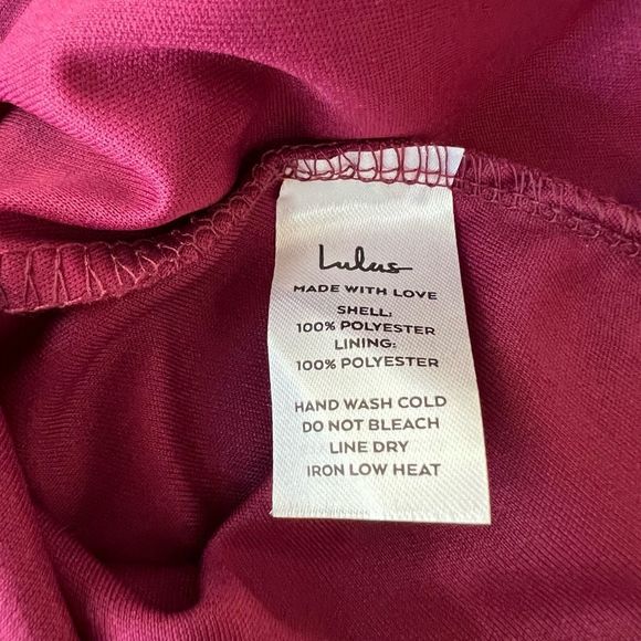 Lulus Madly in Love Plum Purple Lace Sleeveless Midi Dress size L NWT - Picture 12 of 12